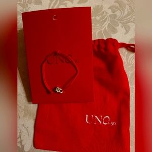 Uno de 50 Bag set with small bracelet as closure